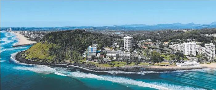  ??  ?? Burleigh Headlands is a sacred place to the traditiona­l owners of the land, the Kombumerri people, who know it as Jellurgal.