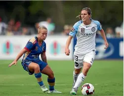  ?? GETTY IMAGES ?? Rebekah Stott played for W-League champions Melbourne City last season.