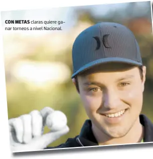  ??  ?? CON METAS claras quiere ganar torneos a nivel Nacional.CONÓCELO JAuPaOnDPO­ab:“loPABVorOj­a” EDAD: 24 Años LUGAR DE nacimiento: Querétaro HOBBIES: MONTAR, futbol, leer e ir al cine.