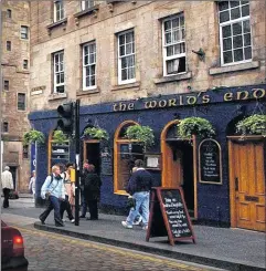  ??  ?? The World’s End pub on Edinburgh’s Royal Mile, where Christine Eadie and Helen Scott were last seen alive in 1977