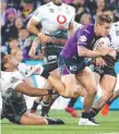  ?? Picture: AAP IMAGE ?? Cameron Munster on his way to scoring.