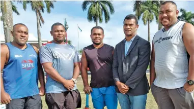  ?? Photo: Kelera Sovasiga ?? Lakeba cricket team members (left-right) Peni Dakai, Peni Volavola, Iosefa Gauna, Ulaiyasi Butakoro and Sevu Labalaba in Suva on July 30, 2020.