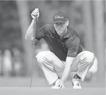  ?? DAVID GOLDMAN/AP ?? Chris Thompson made the cut in the U.S. Open in 2014 in Pinehurst, N.C.