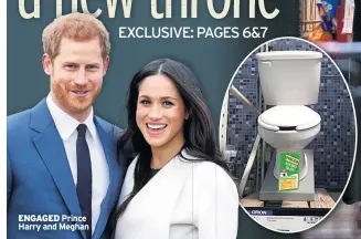  ??  ?? ENGAGED Prince Harry and Meghan