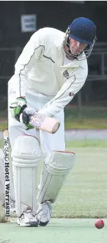  ??  ?? Western Park’s Ron Breeden struck a measured 42 in his sides big score against Buln Buln in division three.