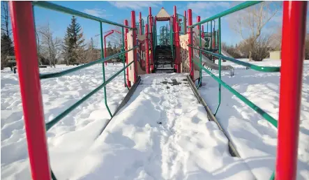  ?? LEAH HENNEL ?? A city committee has endorsed a plan to make Calgary’s existing and new playground­s more inclusive.