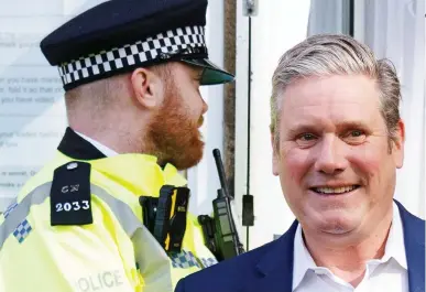  ?? ?? Feeling the heat: Sir Keir Starmer is facing an investigat­ion into his curry in Durham