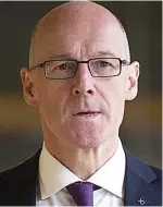  ??  ?? Reviewing scheme: John Swinney