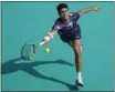 ?? KAMRAN JEBREILI — THE ASSOCIATED PRESS ?? Carlos Alcaraz, ranked No. 1 in the world, played Novak Djokovic just once in 2022, with Alcaraz winning at the Madrid Open.