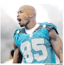  ?? SOUTH FLORIDA SUN-SENTINEL ?? Chad Johnson left roughly a 2,700% tip at a Cooper City restaurant.