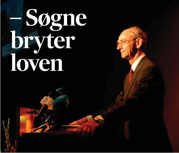  ?? ARKIVFOTO: NTB SCANPIX ?? Professor Jan Fridthjof Bernt er landets fremste ekspert på kommunelov­en og er helt klar på at Søgne bryter loven.