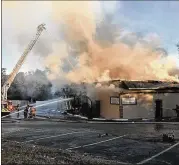  ?? CHANNEL 2 ACTION NEWS ?? The vacant Level 2 Bar and Grill in Jonesboro has been demolished after a fire Tuesday morning. The cause of the fire is unknown.