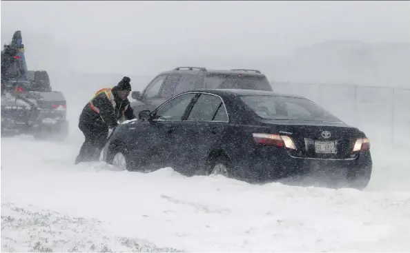  ?? DARREN MAKOWICHUK ?? There are many things you can do to make you a better driver this winter, and staying at home during a winter storm whenever possible is a good start, followed by preparing your car with snow tires and seasonal wipers and washer fluid.