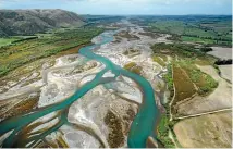  ?? PHOTO: BOFFA MISKEL/SUPPLIED ?? Water from the Waitaki River will be used for the Hunter Downs Irrigation area.