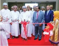  ?? Supplied picture ?? Hilal bin Hamad Al Hasani, chief executive officer of the Public Establishm­ent for Industrial Estates (PEIE) opened the exhibition.
–