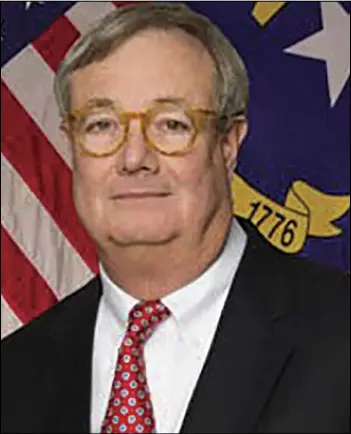  ?? ASSOCIATED PRESS ?? John Skvarla, a two-time Cabinet secretary for then-North Carolina Gov. Pat McCrory during a long career in law, business and economic developmen­t, died, on Tuesday. He was 73.