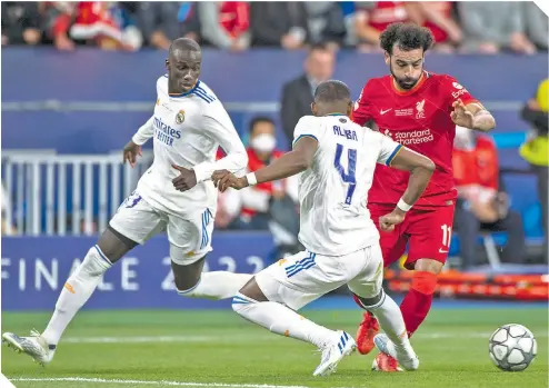  ?? ?? El Liverpool, comandado por Mohamed Salah, buscará revancha ante los campeones madridista­s.