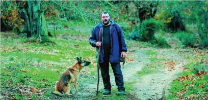  ?? ?? Daniel Ménochet interpreta a uno de los integrante­s de la pareja que se instala en Galicia en «As bestas»