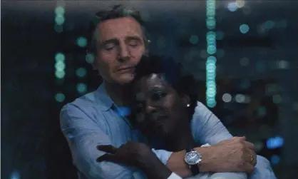  ??  ?? Grief … Viola Davis and Liam Neeson in Widows. Photograph: Allstar/Film4