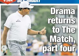  ?? Getty Images ?? WAIT FOR PERFECT MATCH: Phil Mickelson, fresh off a beef with a local reporter at the Detroit Golf Club last week, will participat­e once again in the charity golf event dubbed The Match — alongside Tom Brady as they face Bryson DeChambeau and Aaron Rodgers. VSiN’s Brady Kannon likes the latter pair but only for the right price.