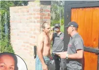  ??  ?? EL HOMBRE ACEPTÓ los cargos de homicidio agravado y desaparici­ón forzada. En la foto (izq.) María Gladys.