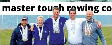 Masters master tough rowing conditions - PressReader