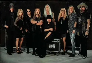  ?? PHOTO COURTESY OF DOLTYN SNEDDEN ?? Lynyrd Skynyrd, despite having to cancel some dates because of COVID, are still scheduled to play in Wildwood.