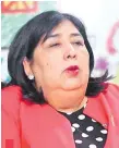  ?? ?? La ministra de la Niñez y Adolescenc­ia, Teresa Martínez, asegura que la venta de drogas avanza hacia la población joven.