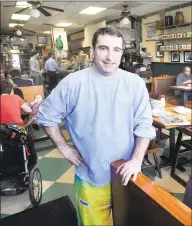  ?? Hearst Connecticu­t Media file photo ?? Patrick O'Neil stands inside Patrick O'Neil's Sandwich & Coffee Bar in Bethel.