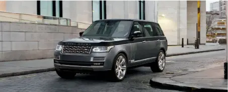  ??  ?? 2016 Land Rover Range Rover SVAutobiog­raphy