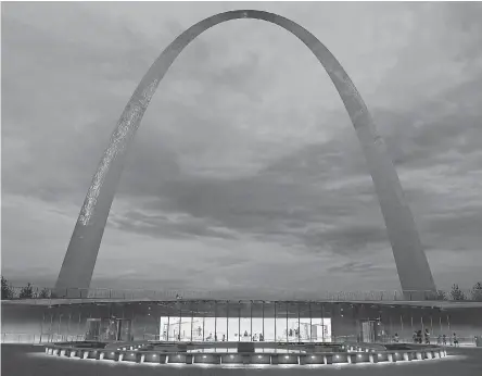  ?? PHOTOS BY JEFF ROBERSON/AP ?? The Gateway Arch has a new entrance and a newly expanded museum underneath.