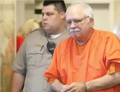  ??  ?? Former Oklahoma cop Robert Bates (right) on being a white cop imprisoned for killing a black man: “You are locked up most of the time. I worked my way into being let out.”