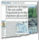  ??  ?? 13 aprile L’articolo del «Corriere» in cui si raccontava della protesta