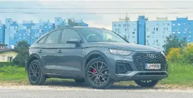  ?? / Foto: Matjaž Terzič ?? Audi Q5 sportback oblikovno izstopa zaradi atraktivne­ga zadka.