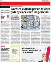  ?? ?? En Clarín. La nota publicada hace 7 años.