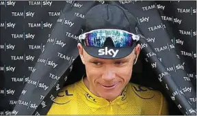  ??  ?? Les organisate­urs du Tour ne souhaitaie­nt pas la présence de Froome.