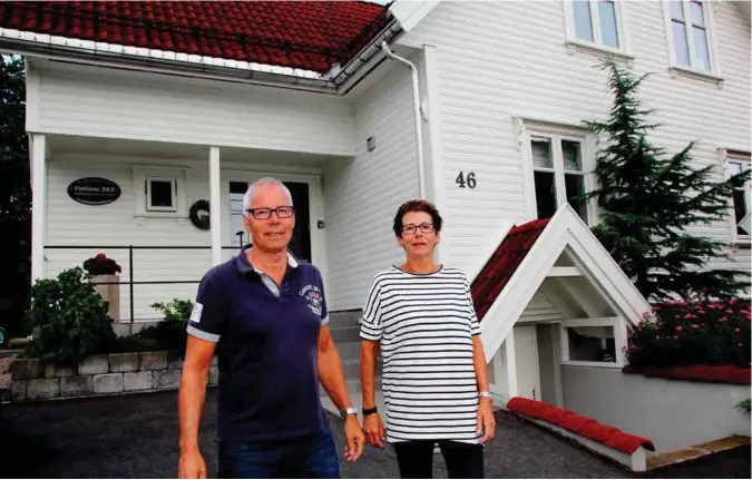  ?? FOTO: ODD-INGE ULEBERG ?? Egil Larsen og Liv Tone Drivenes Larsen leier ut rom i eget hjem i Tvidøblane. De tjener greit på det, og trives med fremmede i eget hus. Markedet bare øker.