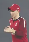  ??  ?? 0 Kolkata Knight Riders captain Eoin Morgan