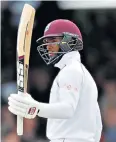  ??  ?? Brighter future: Shai Hope can make Test cricket appealing to West Indies again