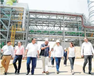  ?? M. G. ?? Inauguraci­ón de la planta del proyecto A3T, en México, que ha tenido un impacto positivo en los resultados de 2019.