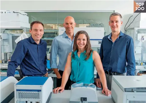  ??  ?? LIFE FORCE Abcellera Biologics, a contender for next year's Top 100 list, is one of the province's recent tech-driven success stories