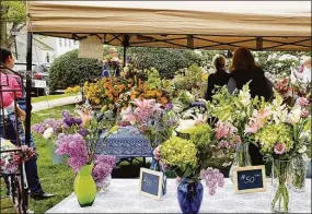  ?? Contribute­d photos ?? Essex Garden Club’s May Market returns May 7, rain or shine, at Essex Main Street Park, after a two-year hiatus due to the pandemic.