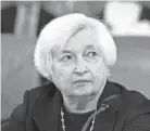  ?? ?? Treasury Secretary Janet Yellen tried to reassure Americans that there will be no domino effect after the collapse of Silicon Valley Bank.