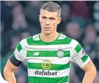  ??  ?? Celtic’s Croatian star Jozo Simunovic