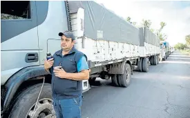  ??  ?? Marcelo Centeno, uno de los que sufren la deficienci­a en las rutas