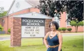  ??  ?? Rochelle Brown, a kindergart­en teacher in Windsor and the 2021 Connecticu­t Teacher of the Year, has contribute­d her story to the new Teachers of Connecticu­t website.