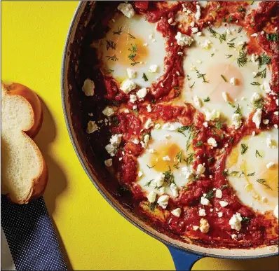  ??  ?? Spicy Red Shakshuka