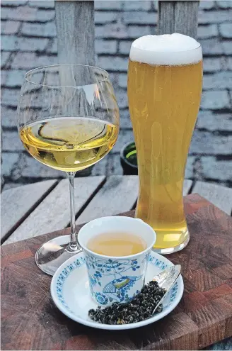  ?? KRISTINA INMAN
SPECIAL TO THE ST. CATHARINES STANDARD ?? Beer wine and tea: Stressing the yeast, grapevine or plants with which these beverages are made can create a better product, writes Kristina Inman.