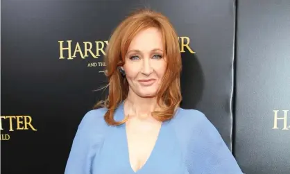  ??  ?? JK Rowling, pictured in 2018. Photograph: Mark Von Holden/Variety/REX/Shuttersto­ck