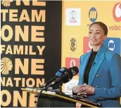  ?? Picture: SYDNEY SESHIBEDI ?? FOR THE FANS: Kaizer Chiefs marketing director Jessica Motaung has vowed the team will compete fiercely in the upcoming PSL season after a disappoint­ing past few years.